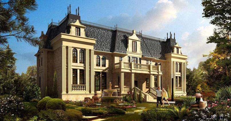 青島嶺海盧卡多堡別墅地源熱泵+毛細管網設計方案